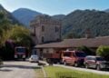 Εικόνα από το ιστορικό οινοποιείο της Πάτρας, Achaia Clauss. Η ζημιά που προκάλεσε η φωτιά είναι ανυπολόγιστη (φωτ.: Ανδρέας Αλεξόπουλος/ EUROKINISSI)