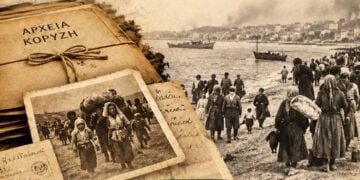 Τμήμα της αφίσας της εκδήλωσης του Συνδέσμου Μικρασιατών Κωνσταντινουπολιτών Χαλανδρίου «ΡΙΖΕΣ»