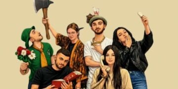 Τμήμα της αφίσας για την θεατρική παράσταση