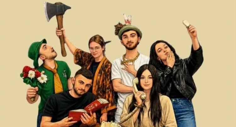 Τμήμα της αφίσας για την θεατρική παράσταση