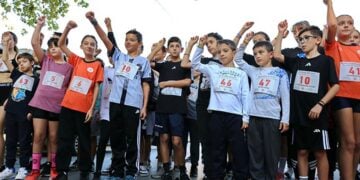 Εικόνα από τον 9ο Αγώνα Δρόμου
«Στις γειτονιές των Μικρασιατών Προσφύγων» (φωτ.: zonews.gr/Τάσος Τατάρογλου)