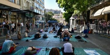 Στιγμιότυπο από τις περσινές εκδηλώσεις του δήμου Αθηναίων με τίτλο «Αθήνα Χωρίς Αυτοκίνητο»
(φωτ. αρχείου: Μιχάλης Παπανικολάου/ EUROKINISSI)