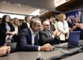 Ο Κυριάκος Μητσοτάκης στα γραφεία της Ειδικής Υπηρεσίας Συντονισμού Ταμείου Ανάκαμψης (φωτ.: Μιχάλης Καραγιάννης/ EUROKINISSI)