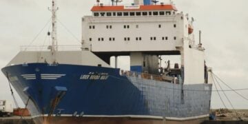 Το πλοίο Lider Bordo Mavi στο λιμάνι της Σαμψούντας (φωτ.: marinetraffic.com/en/photos/of/ships)