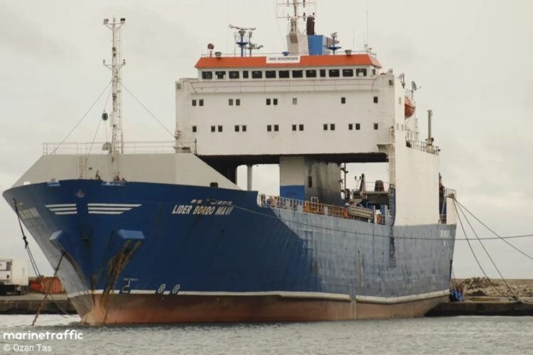 Το πλοίο Lider Bordo Mavi στο λιμάνι της Σαμψούντας (φωτ.: marinetraffic.com/en/photos/of/ships)
