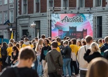 Εικόνα από την 60ή «Ημέρα του Αριστοτέλη» στη Ρίγα της Λετονίας (φωτ.: aristotelis.lv)