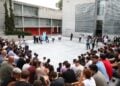 Εικόνα από την εκδήλωση της ΟΝΝΕΔ στη Θεσσαλονίκη με θέμα «Η Θεσσαλονίκη κινείται», όπου ο υπουργός Υποδομών και Μεταφορών Χρίστος Δήμας μίλησε για τα έργα του Μετρό και τον Flyοver (φωτ.: Νάσος Σιμόπουλος/Eurokinissi)