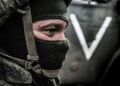 Άνδρας των Ενόπλων Δυνάμεις της Ρωσικής Ομοσπονδίας στη ζώνη της Ειδικής Στρατιωτικής Επιχείρησης (φωτ.: Никита Цицаги/ NEWS.ru)