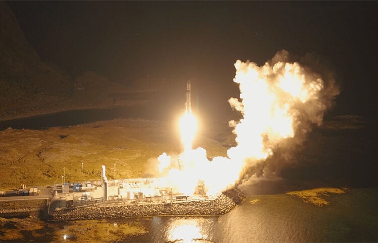 Στιγμιότυπο από την εκτόξευση του Spectrum (φωτ.: Isar Aerospace)