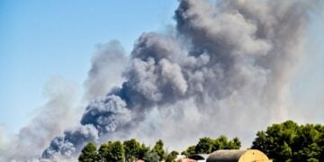 Αεροπλάνο έπεσε στην Τανάγρα κατά τη διάρκεια της Athens Flying Week 2026 (φωτ.: Μιχάλης Παπανικολάου / EUROKINISSI)