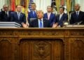 Ο πρόεδρος των ΗΠΑ Ντόναλντ Τραμπ, στο Οβάλ Γραφείο του Λευκού Οίκου στην Ουάσινγκτον, ΗΠΑ (φωτ.: EPA/SAMUEL CORUM / POOL)