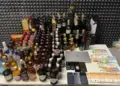 Μέρος των κατασχεθέντων (πηγή: Ελληνική Αστυνομία)