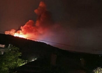 Μετά την έκρηξη σε εγκατάσταση της EMCO στην περιοχή Γκόρνι Βαρπίστα, στη Βουλγαρία (πηγή: Βουλγαρική Εθνική Τηλεόραση)
