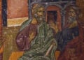 Τοιχογραφία από την Αγία Σοφία Τραπεζούντας, ενταγμένη στο Wikimedia Commons στον κύκλο του Γάμου στην Κανά. Η εικόνα χρησιμοποιείται συμβολικά και δεν απεικονίζει τον αυτοκρατορικό γάμο του 1377 (φωτ.: Wikimedia Commons / Dosseman, CC BY-SA 4.0)