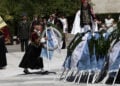 Κατάθεση στεφάνων στο Μνημείο του Άγνωστου Στρατιώτη, για την Ημέρα Μνήμης της Γενοκτονίας των Ελλήνων της Μικράς Ασίας. Κυριακή 17 Σεπτεμβρίου 2017
(φωτ.: EUROKINISSI / Γιάννης Παναγόπουλος)