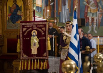 Για τα θύματα της Μικρασιατικής Καταστροφής, στο στο ναό Αγίας Παρασκευής Μενεμένης. Κυριακή 13 Σεπτεμβρίου 2026 (φωτ.: Δήμος Αμπελοκήπων-Μενεμένης)