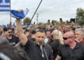 Αποφυλακίστηκε ο πρώην βουλευτής της Χρυσής Αυγής και καταδικασμένος για συμμετοχή σε εγκληματική οργάνωση, Ηλίας Κασιδιάρης, από τις φυλακές Δομοκού, μετά από έκτιση του συνόλου της ποινής του (φωτ.: lamiareport.gr/EUROKINISSI)
