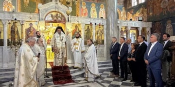Στιγμιότυπο από το ναό του Αγίου Γεωργίου Νέας Ιωνίας, την Κυριακή 6 Σεπτεμβρίου 2026 (φωτ.: Ιερά Μητρόπολις Νέας Ιωνίας, Φιλαδελφείας, Ηρακλείου και Χαλκηδόνος)