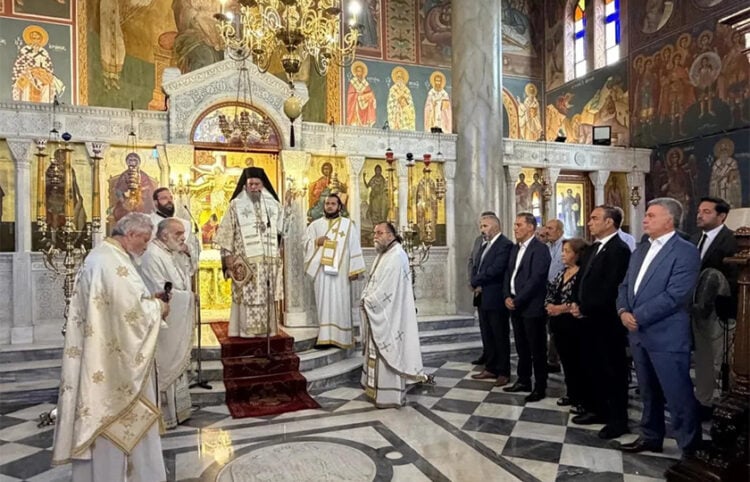 Στιγμιότυπο από το ναό του Αγίου Γεωργίου Νέας Ιωνίας, την Κυριακή 6 Σεπτεμβρίου 2026 (φωτ.: Ιερά Μητρόπολις Νέας Ιωνίας, Φιλαδελφείας, Ηρακλείου και Χαλκηδόνος)