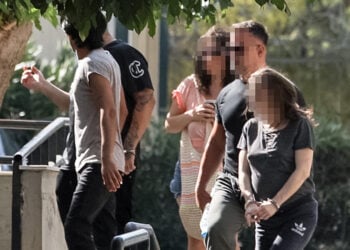 Στα δικαστήρια της πρώην Σχολής Ευελπίδων ο 43χρονος άνδρας και η 38χρονη γυναίκα (φωτ.:  EUROKINISSI / Δανάη Δαυλοπούλου)