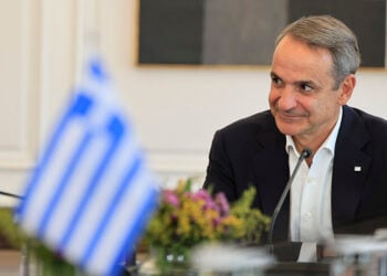 Ο Κυριάκος Μητσοτάκης στο Μέγαρο Μαξίμου, Παρασκευή 11 Σεπτεμβρίου 2026 (φωτ.: EUROKINISSI / Γιώργος Κονταρίνης)