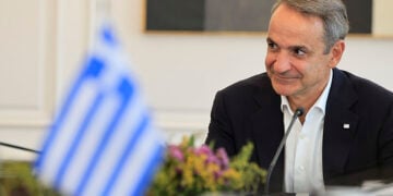Ο Κυριάκος Μητσοτάκης στο Μέγαρο Μαξίμου, Παρασκευή 11 Σεπτεμβρίου 2026 (φωτ.: EUROKINISSI / Γιώργος Κονταρίνης)