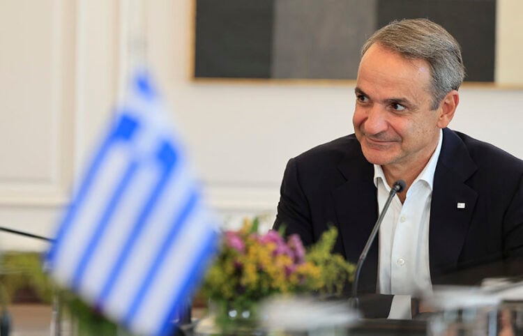 Ο Κυριάκος Μητσοτάκης στο Μέγαρο Μαξίμου, Παρασκευή 11 Σεπτεμβρίου 2026 (φωτ.: EUROKINISSI / Γιώργος Κονταρίνης)