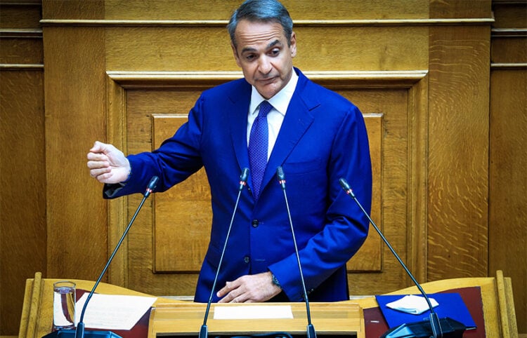 Ο Κυριάκος Μητσοτάκης απευθύνεται στην Ολομέλεια, Τετάρτη 16 Σεπτεμβρίου 2026 (φωτ.: EUROKINISSI / Γιώργος Κονταρίνης)