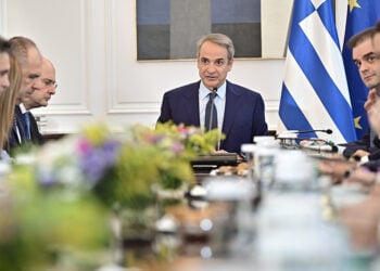 Από τη συνεδρίαση του υπουργικού συμβουλίου (φωτ.: EUROKINISSI / Μιχάλης Καραγιάννης)