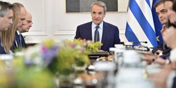 Από τη συνεδρίαση του υπουργικού συμβουλίου (φωτ.: EUROKINISSI / Μιχάλης Καραγιάννης)