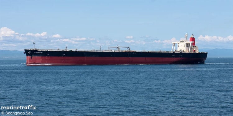 Το δεξαμενόπλοιο New Andros, υπό σημαία Παναμά (πηγή: marinetraffic.com)