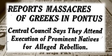 «The New York Times», 6 Νοεμβρίου 1921: δημοσίευμα για τις αναφορές σχετικά με τις σφαγές και τις εκτελέσεις Ελλήνων στον Πόντο (φωτ.: The New York Times, 6 Νοεμβρίου 1921, σελ. 22)