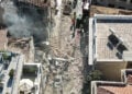 Η «βομβαρδισμένη» οδός Λυσικράτους στην Πλάκα. Παρασκευή 25 Σεπτεμβρίου 2025 (φωτ.: EUROKINISSI)