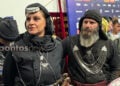 Λίγο πριν από την εμφάνιση μπροστά στους θεατές του 20ού Φεστιβάλ Ποντιακών Χορών που φιλοξενήθηκε στο PAOK Sports Arena. Σάββατο 26 Σεπτεμβρίου 2026 (φωτ.: Βασίλης Καρυοφυλλίδης)