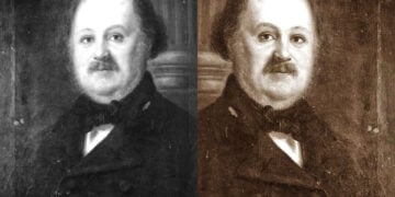 O Νικόλαος Ράικος – Νικολάι Ράικο– στο ίδιο πορτρέτο, με διαφορετική επιχρωμάτωση. Διακρίνoνται μετάλλια (πηγή: Wikipedia)