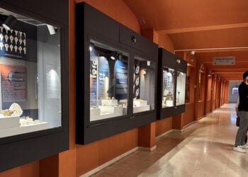 Άποψη της περιοδικής έκθεσης στο Αρχαιολογικό Μουσείο Σινώπης (φωτ.: Anadolu Ajansı)