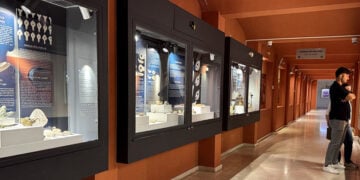 Άποψη της περιοδικής έκθεσης στο Αρχαιολογικό Μουσείο Σινώπης (φωτ.: Anadolu Ajansı)