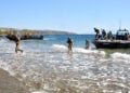 Πεζοναύτες πραγματοποιούν αμφίβια απόβαση κατά την άσκηση «Efes-2026», στις 3 Μαΐου 2026 (φωτ.: Χ / @tcsavunma)