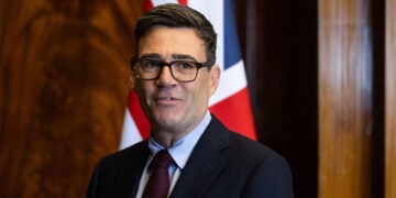 Ο Βρετανός πρωθυπουργός Άντι Μπέρναμ (φωτ.: EPA /  Chris Ratcliffe / POOL)