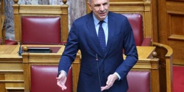 Ο υπουργός Εξωτερικών Γιώργος Γεραπετρίτης (φωτ.: Γιάννης Παναγόπουλος/ EUROKINISSI)