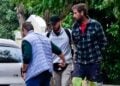 Στιγμιότυπο από την προσαγωγή, σήμερα, του 32χρονου Ρουμάνου στον εισαγγελέα (φωτ.: Μιχάλης Παπανικολάου/ EUROKINISSI)
