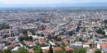 Η πόλη των Σερρών από ψηλά (φωτ.: creativecommons.org/licenses/by-sa/3.0)