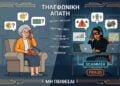 Αν και η εικόνα είναι δημιούργημα της Τεχνητής Νοημοσύνης, κάπως έτσι στήνεται η συγκεκριμένη απάτη. Προσοχή!