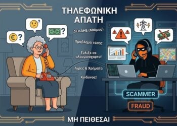 Αν και η εικόνα είναι δημιούργημα της Τεχνητής Νοημοσύνης, κάπως έτσι στήνεται η συγκεκριμένη απάτη. Προσοχή!