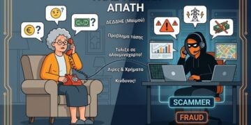 Αν και η εικόνα είναι δημιούργημα της Τεχνητής Νοημοσύνης, κάπως έτσι στήνεται η συγκεκριμένη απάτη. Προσοχή!