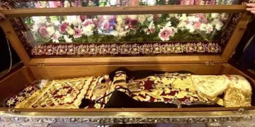 Το σκήνωμα του Αγ. Γεωργίου του Νεαπολίτη (φωτ.: nif.gr)