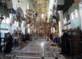 Έλληνες μοναχοί στο ναό της Μονής Αγίας Αικατερίνης στο Σινά της Αιγύπτου, στις 19 Οκτωβρίου 2018 (φωτ. αρχείου: EPA / Khaled Elfiqi)