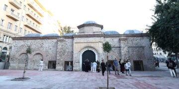 Το τέμενος Χαμζά Μπέη, γνωστό στη Θεσσαλονίκη ως Αλκαζάρ (φωτ.: EUROKINISSI / Σωτήρης Τρυψάνης)