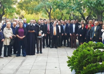 Στιγμιότυπο από την εκδήλωση «Το Δουργούτι θυμάται το Μπλόκο...», Κυριακή 4 Οκτωβρίου 2026 (φωτ.: Ένωση Αρμενίων Ελλάδος)