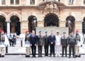 Μπροστά στο Κενοτάφιο του Martin Place, Πέμπτη 22 Οκτωβρίου 2026 (φωτ.: Facebook / Γενικό Προξενείο της Ελλάδας στο Σίδνεϊ)